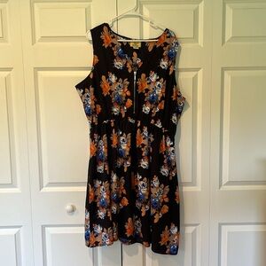 Lightweight flower print dress